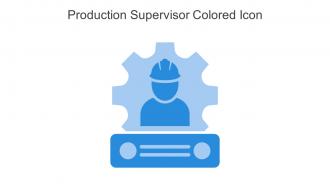 Production Supervisor Colored Icon In Powerpoint Pptx Png And Editable Eps Format