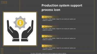 Production System Support Process Icon