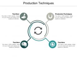 Production techniques ppt powerpoint presentation infographic template picture cpb