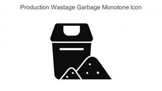 Production Wastage Garbage Monotone Icon In Powerpoint Pptx Png And Editable Eps Format