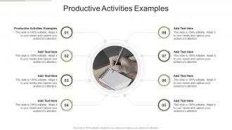 Productive Activities Examples In Powerpoint And Google Slides Cpb