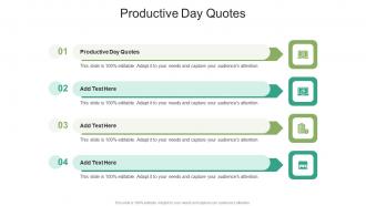 Productive Day Quotes In Powerpoint And Google Slides Cpb