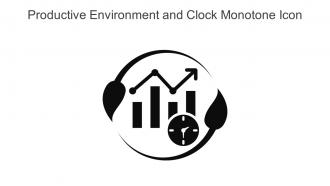 Productive Environment And Clock Monotone Icon In Powerpoint Pptx Png And Editable Eps Format