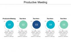 Productive meeting ppt powerpoint presentation model clipart images cpb