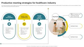 Productive Meeting Strategies For Healthcare Industry