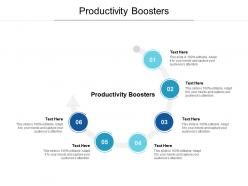 Productivity boosters ppt powerpoint presentation gallery structure cpb
