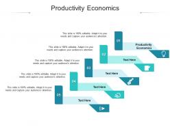 Productivity economics ppt powerpoint presentation outline outfit cpb