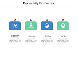 Productivity economics ppt powerpoint presentation summary example file cpb