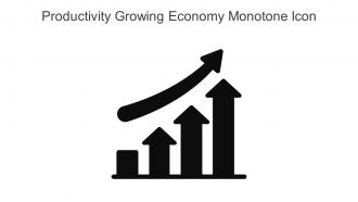 Productivity Growing Economy Monotone Icon In Powerpoint Pptx Png And Editable Eps Format