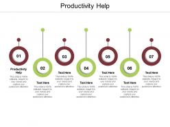 Productivity help ppt powerpoint presentation visual aids styles cpb