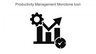 Productivity Management Monotone Icon In Powerpoint Pptx Png And Editable Eps Format