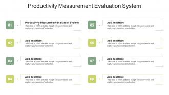 Productivity Measurement Evaluation System In Powerpoint And Google Slides Cpb