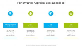 Productivity Performance Appraisal Best Described In Powerpoint And Google Slides Cpb