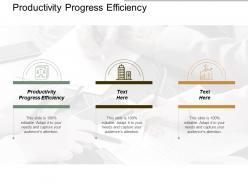 Productivity progress efficiency ppt powerpoint presentation example file cpb