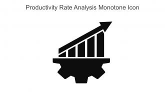 Productivity Rate Analysis Monotone Icon In Powerpoint Pptx Png And Editable Eps Format
