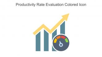 Productivity Rate Evaluation Colored Icon In Powerpoint Pptx Png And Editable Eps Format