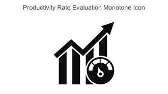 Productivity Rate Evaluation Monotone Icon In Powerpoint Pptx Png And Editable Eps Format