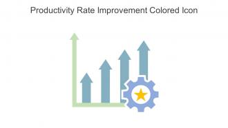 Productivity Rate Improvement Colored Icon In Powerpoint Pptx Png And Editable Eps Format