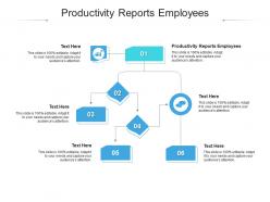 Productivity reports employees ppt powerpoint presentation layouts deck cpb