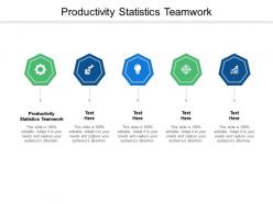 Productivity statistics teamwork ppt powerpoint presentation portfolio show cpb