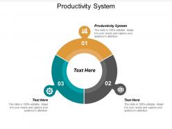 Productivity system ppt powerpoint presentation portfolio infographic template cpb