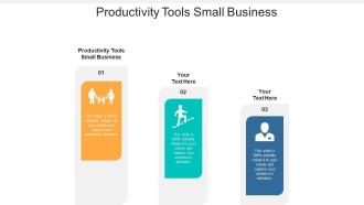 Productivity tools small business ppt powerpoint presentation show model cpb