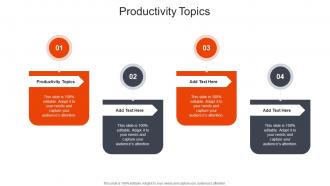 Productivity Topics In Powerpoint And Google Slides Cpb