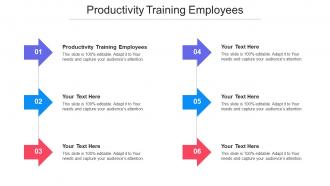 Productivity Training Employees Ppt Powerpoint Presentation Icon Introduction Cpb