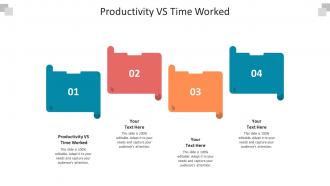 Productivity vs time worked ppt powerpoint presentation infographic template picture cpb