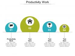 Productivity work ppt powerpoint presentation icon brochure cpb