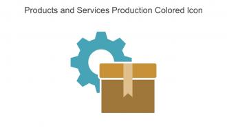 Products And Services Production Colored Icon In Powerpoint Pptx Png And Editable Eps Format