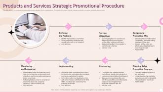 Products And Services Strategic Promotional Procedure
