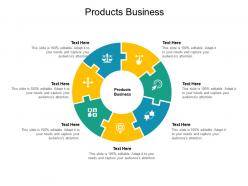 Products business ppt powerpoint presentation portfolio outfit cpb