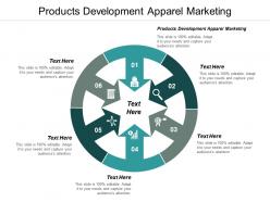 Products development apparel marketing ppt powerpoint presentation model ideas cpb