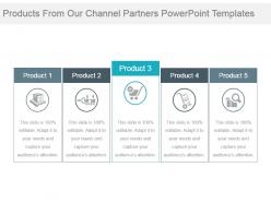Products From Our Channel Partners Powerpoint Templates