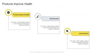 Products Improve Health In Powerpoint And Google Slides Cpb