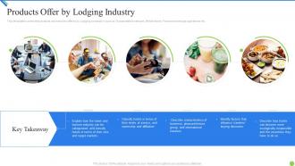 Products offer by industry lodging industry investor funding elevator