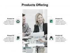 Products offering team b175 ppt powerpoint presentation file layout