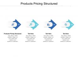 Products pricing structured ppt powerpoint presentation show slide download cpb