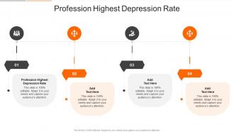 Profession Highest Depression Rate In Powerpoint And Google Slides Cpb