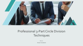 Professional 3 Part Circle Division Techniques PPT Slides AT
