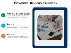 Professional boundaries examples ppt powerpoint presentation outline styles cpb