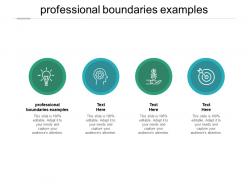 Professional boundaries examples ppt powerpoint presentation pictures visual aids cpb