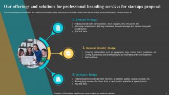 Professional Branding Services For Startups Proposal Powerpoint Presentation Slides