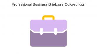 Professional Business Briefcase Colored Icon In Powerpoint Pptx Png And Editable Eps Format