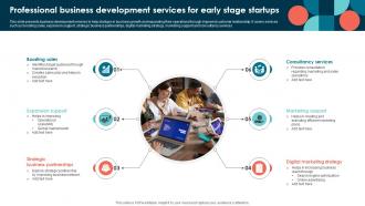 Professional Business Development Services For Early Stage Startups