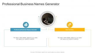 Professional Business Names Generator In Powerpoint And Google Slides Cpb