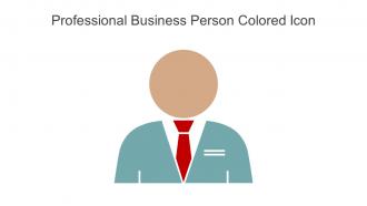 Professional Business Person Colored Icon In Powerpoint Pptx Png And Editable Eps Format