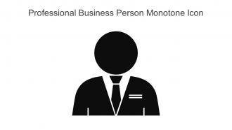 Professional Business Person Monotone Icon In Powerpoint Pptx Png And Editable Eps Format