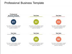 Professional business template ppt powerpoint presentation slides mockup cpb